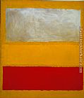 Mark Rothko No. 13 White, Red, on Yellow painting